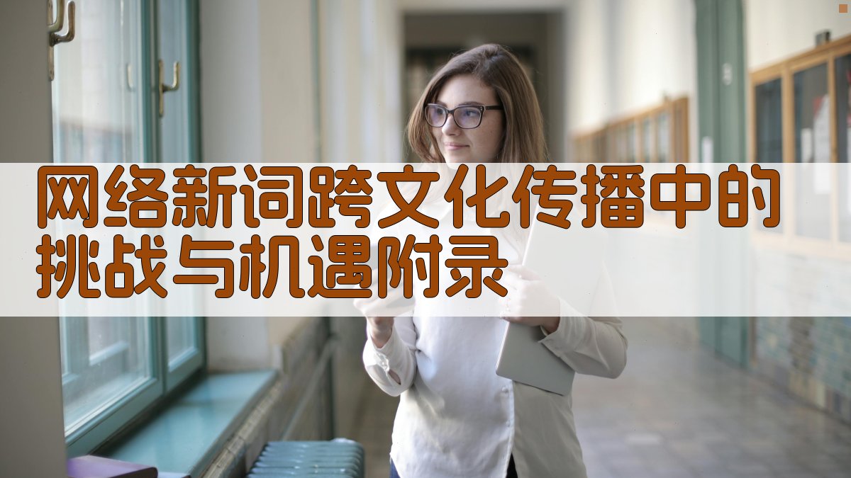 网络新词跨文化传播中的挑战与机遇 · 附录 图2