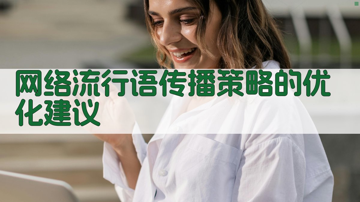 网络流行语传播策略的优化建议 图2