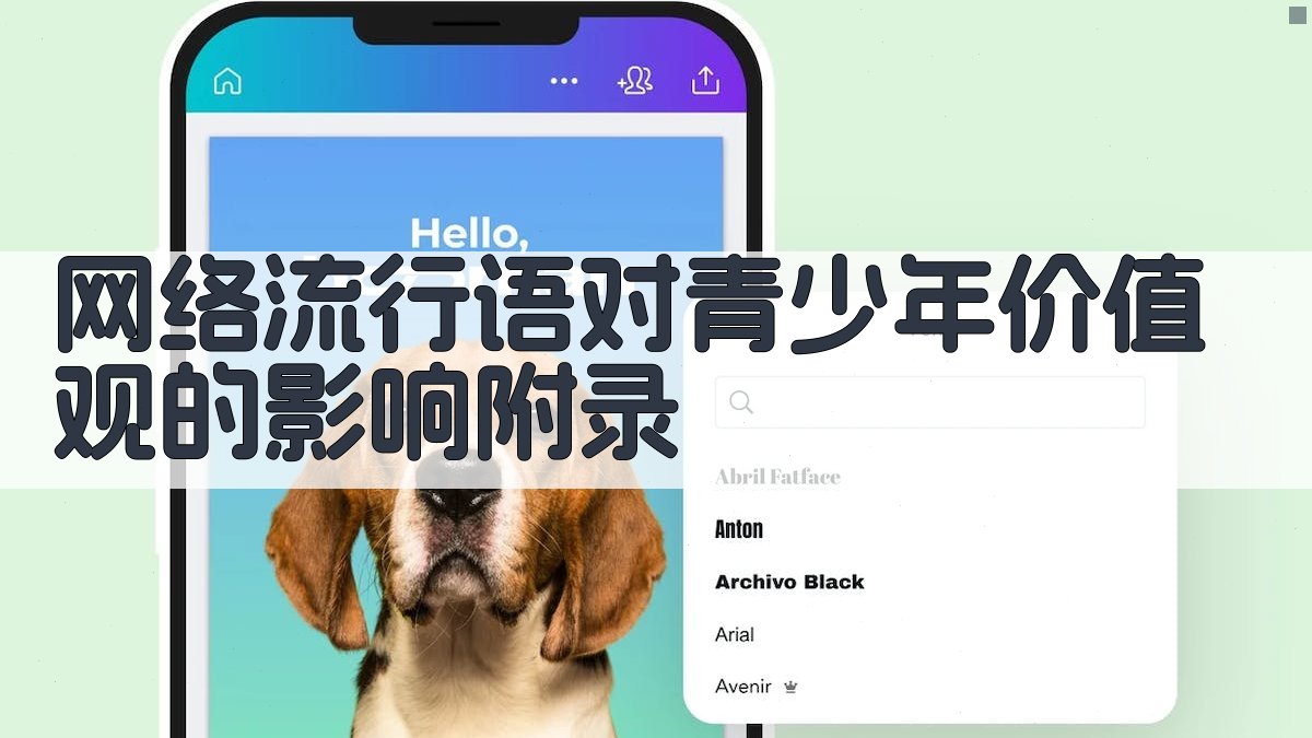 网络流行语对青少年价值观的影响 · 附录 图2