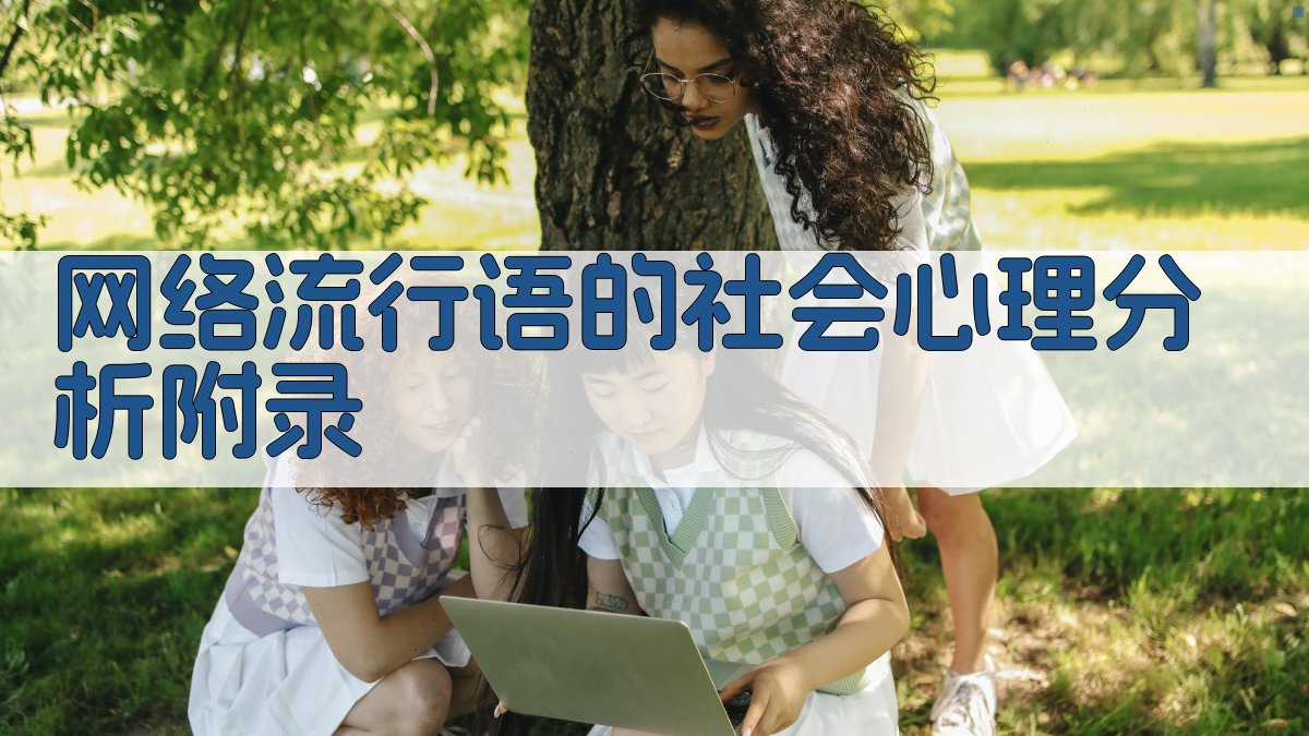 网络流行语的社会心理分析 · 附录 图2