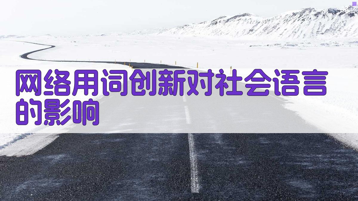 网络用词创新对社会语言的影响 图2