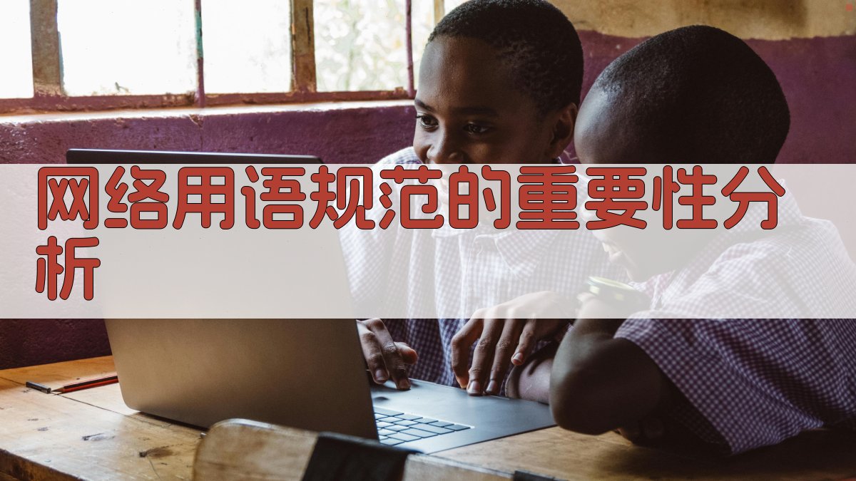 网络用语规范的重要性分析 图1