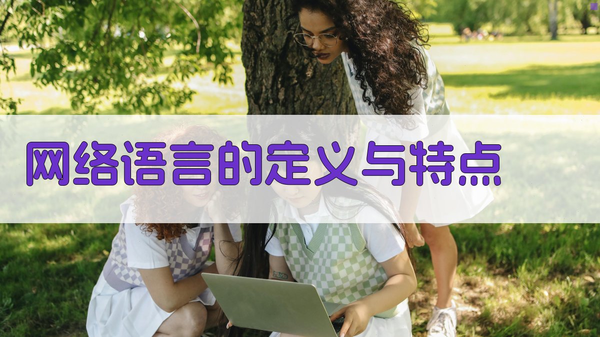 网络语言的定义与特点 图1