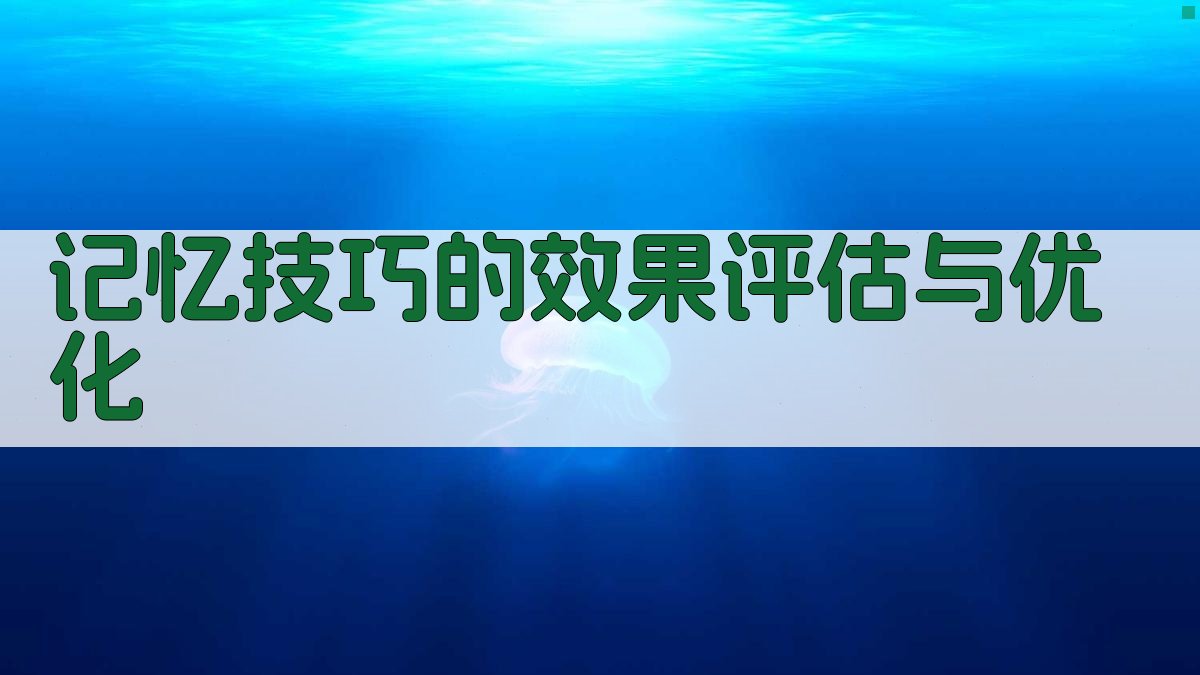 记忆技巧的效果评估与优化 图2