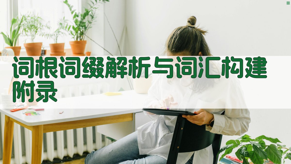 词根词缀解析与词汇构建 · 附录 图5