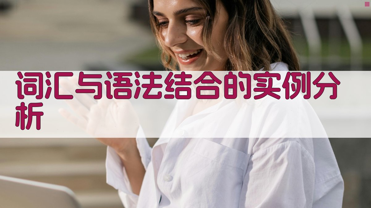 词汇与语法结合的实例分析 图3