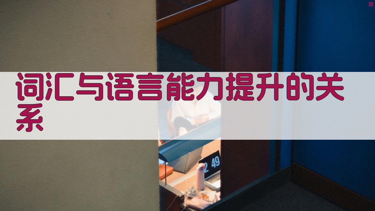 词汇与语言能力提升的关系 图2