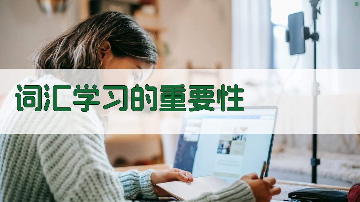 词汇学习的重要性 图1