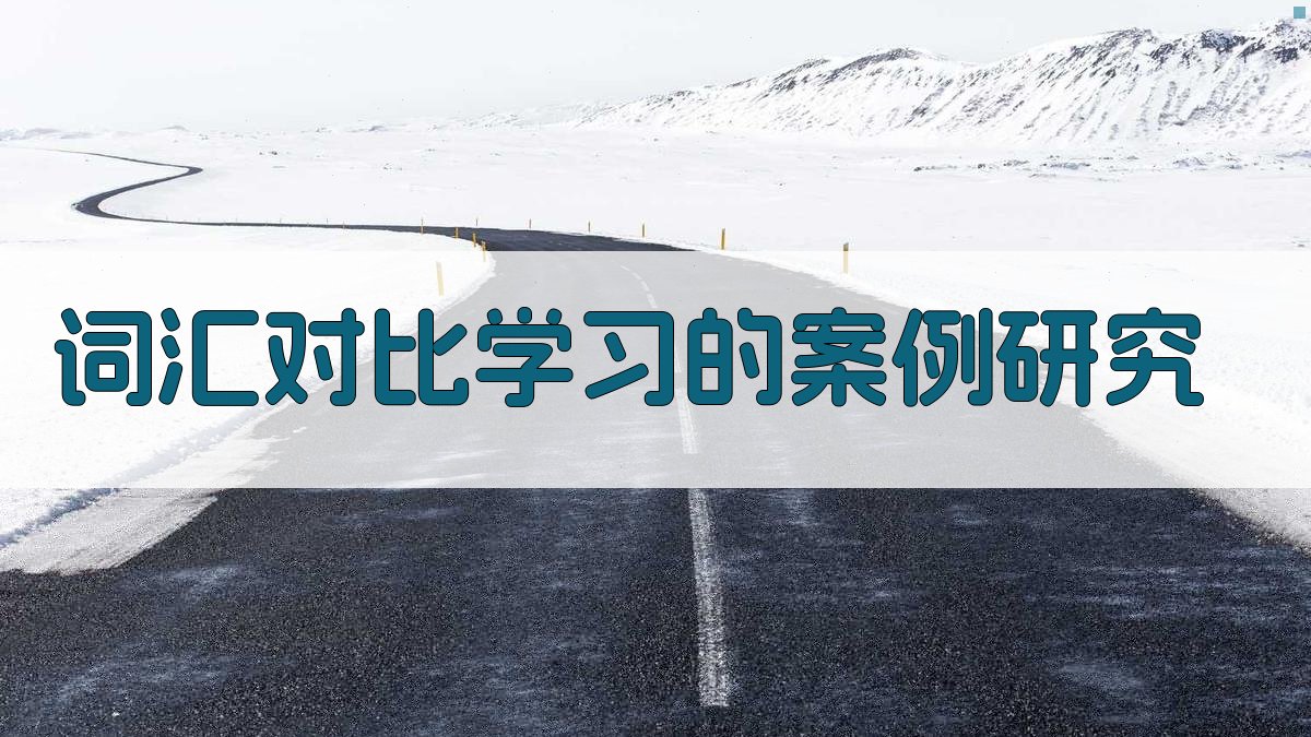 词汇对比学习的案例研究 图3