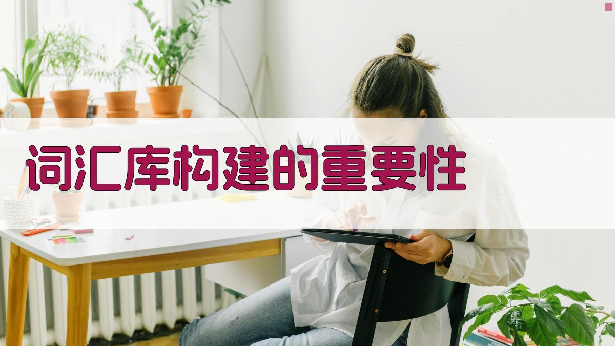 词汇库构建的重要性 图1