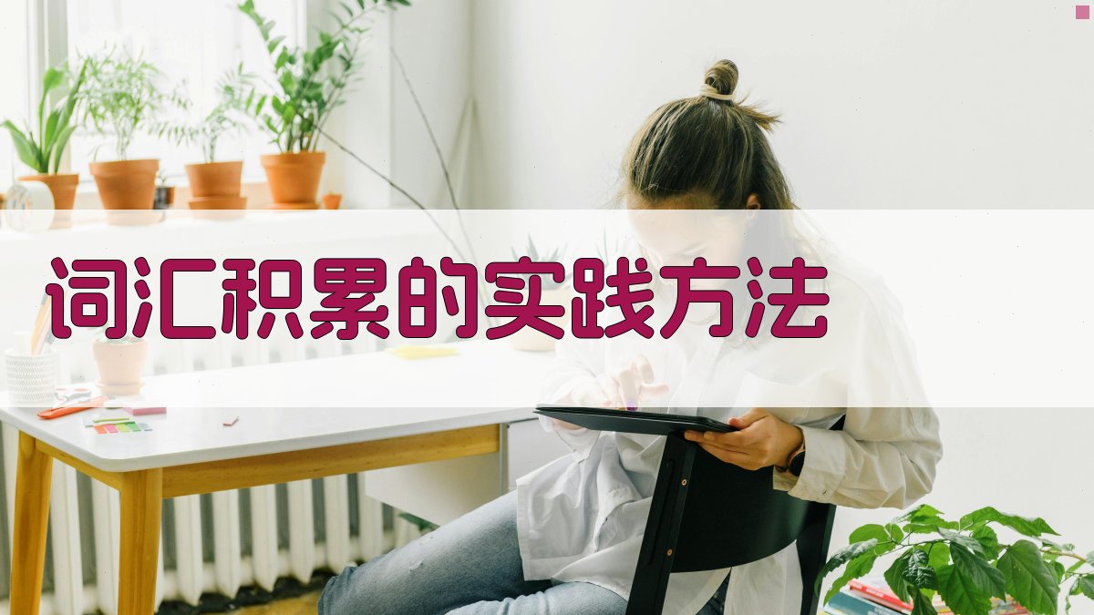 词汇积累的实践方法 图2