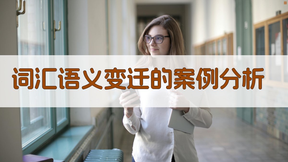 词汇语义变迁的案例分析 图3