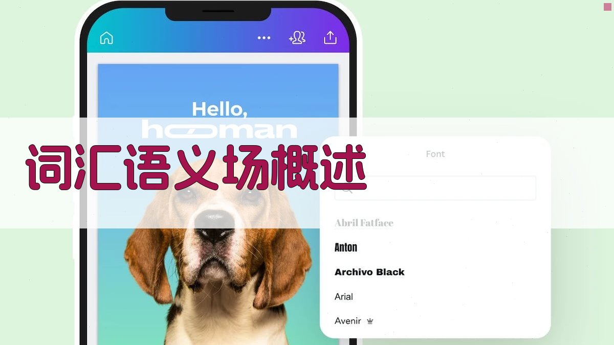 词汇语义场概述 图1