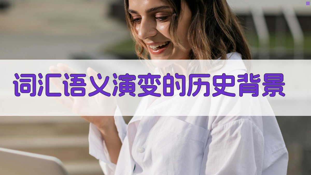 词汇语义演变的历史背景 图2