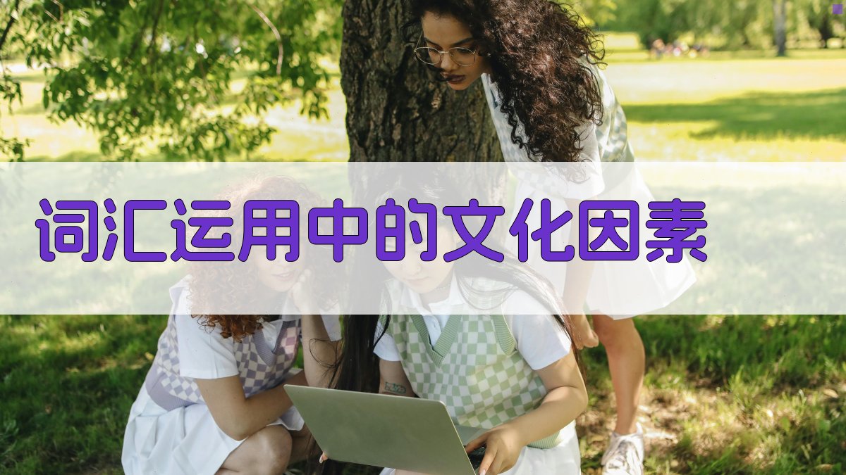 词汇运用中的文化因素 图1