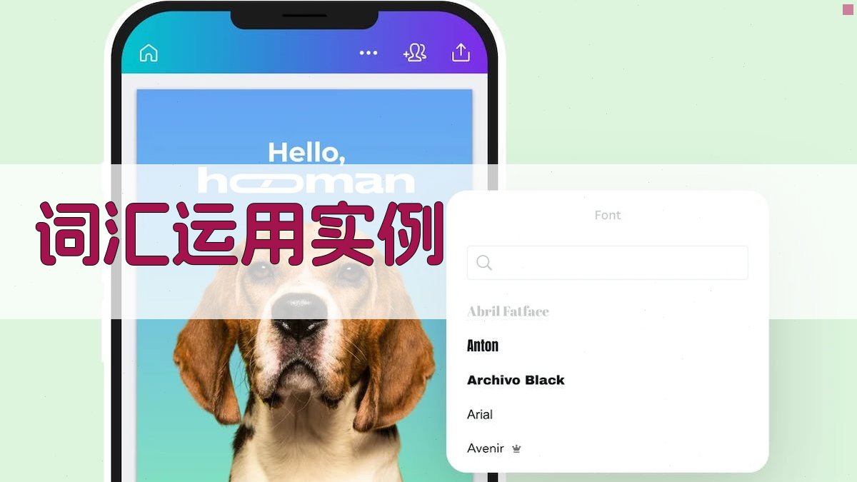 词汇运用实例 图2