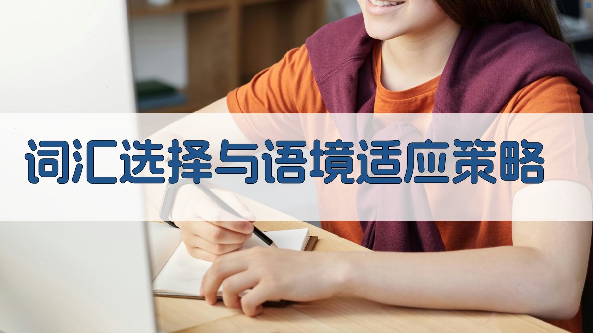 词汇选择与语境适应策略 图1