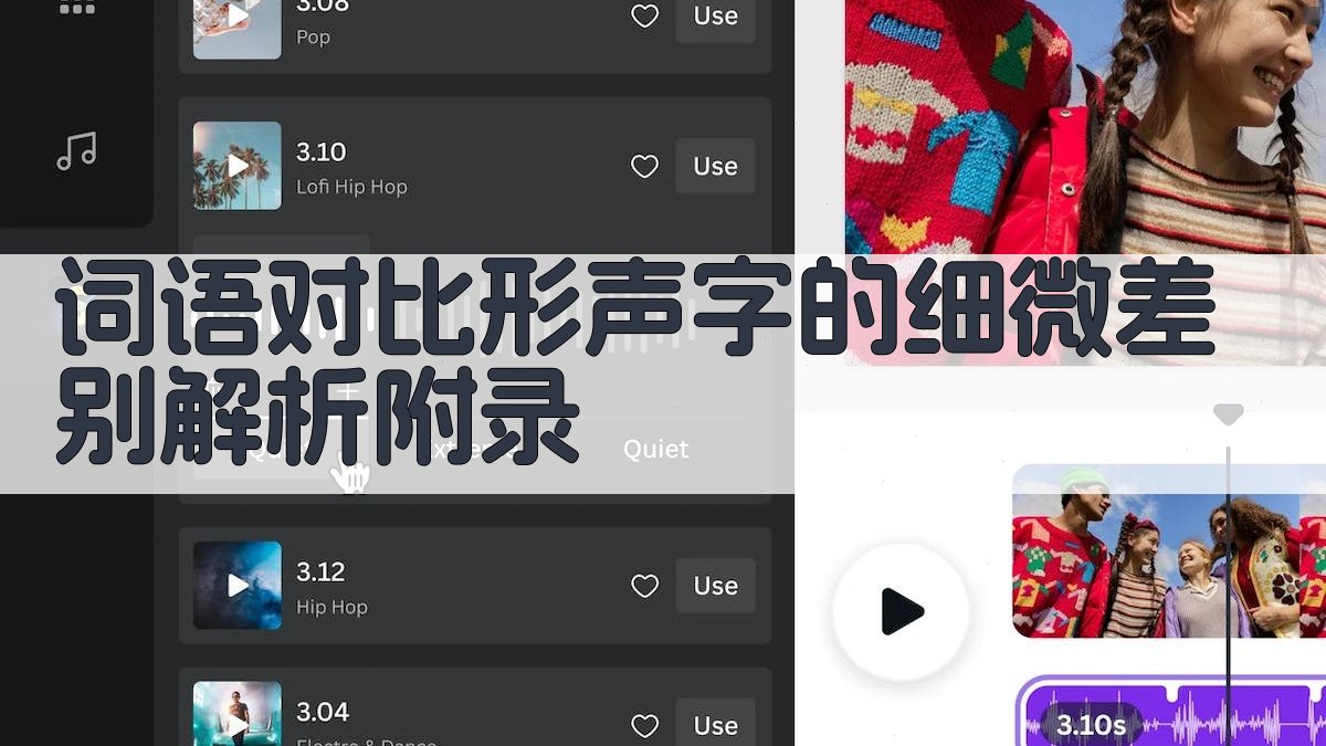 词语对比形声字的细微差别解析 · 附录 图1