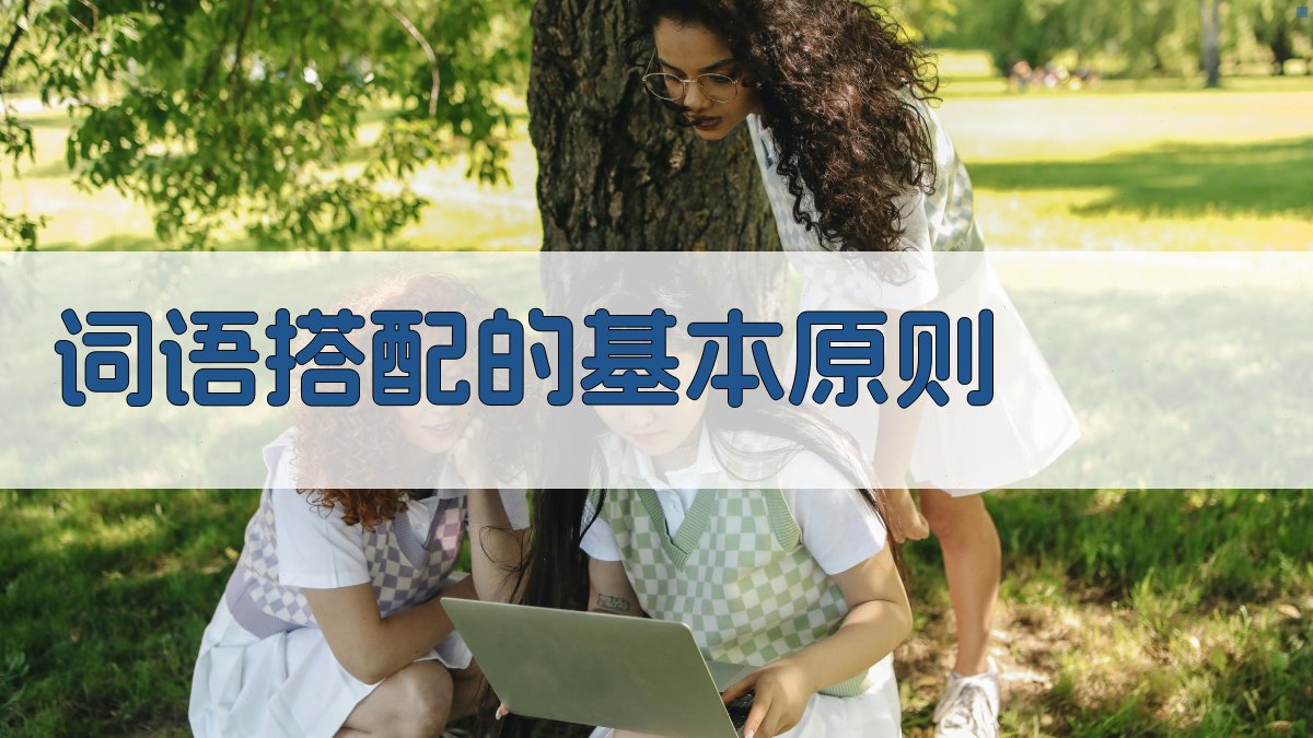 词语搭配的基本原则 图1