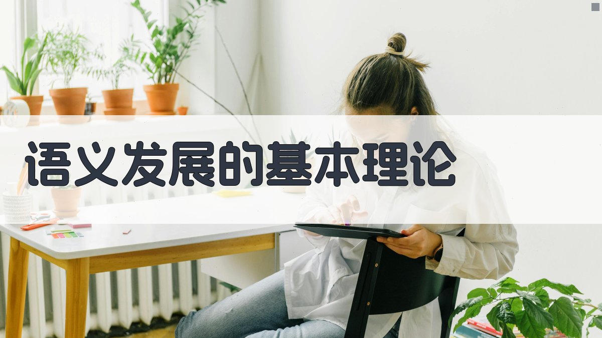 语义发展的基本理论 图2