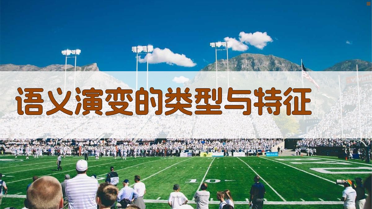 语义演变的类型与特征 图2