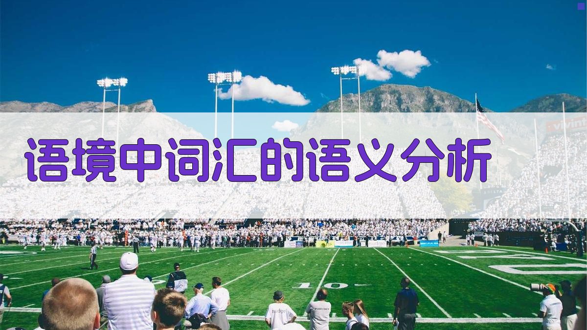 语境中词汇的语义分析 图2