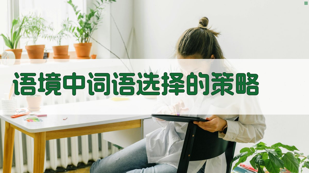 语境中词语选择的策略 图1