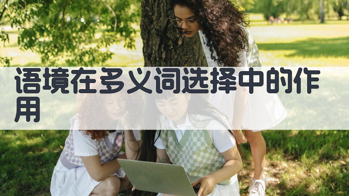 语境在多义词选择中的作用 图2