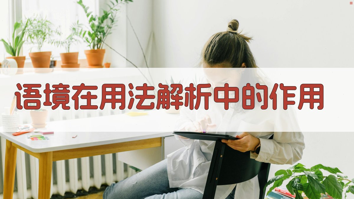 语境在用法解析中的作用 图2