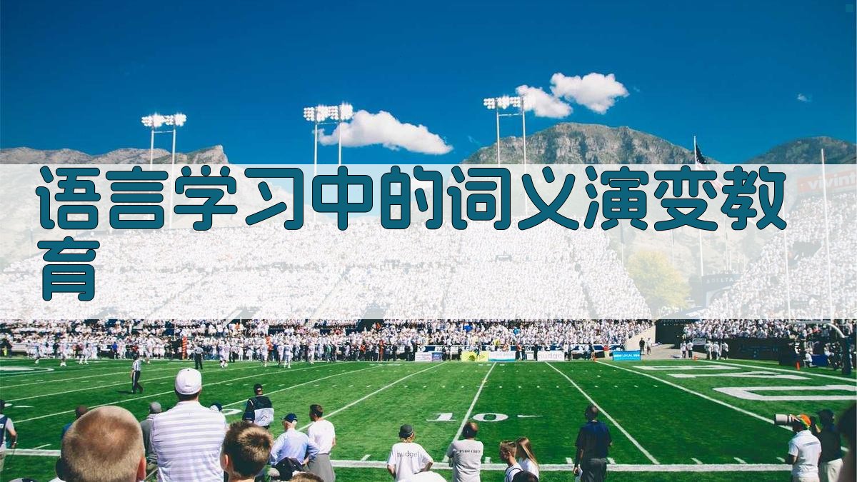 语言学习中的词义演变教育 图4