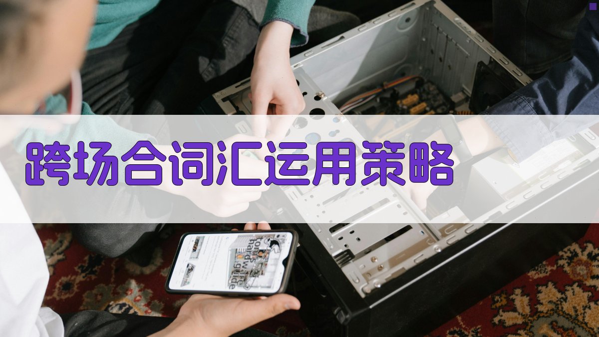 跨场合词汇运用策略 图2