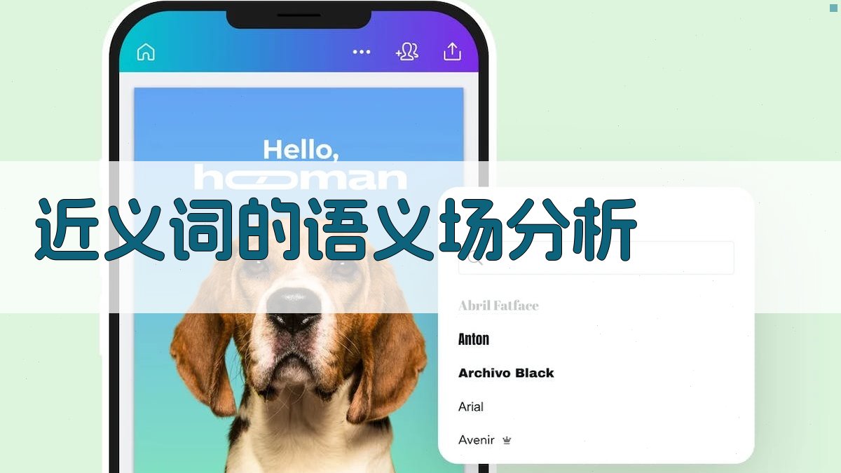 近义词的语义场分析 图2