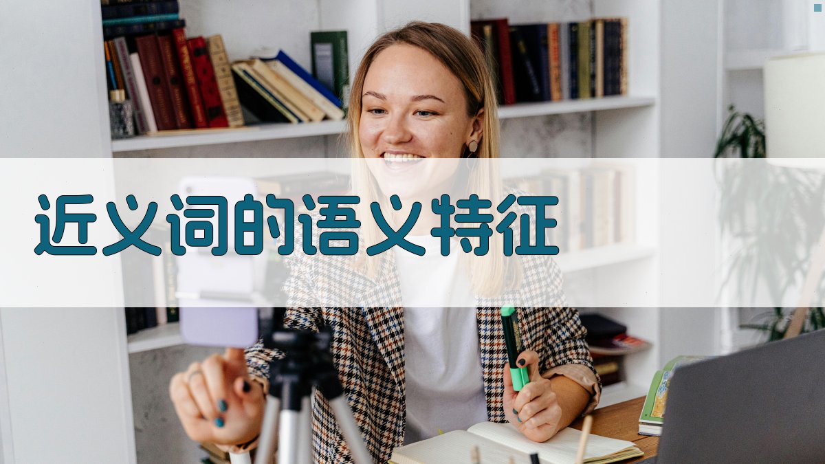 近义词的语义特征 图1