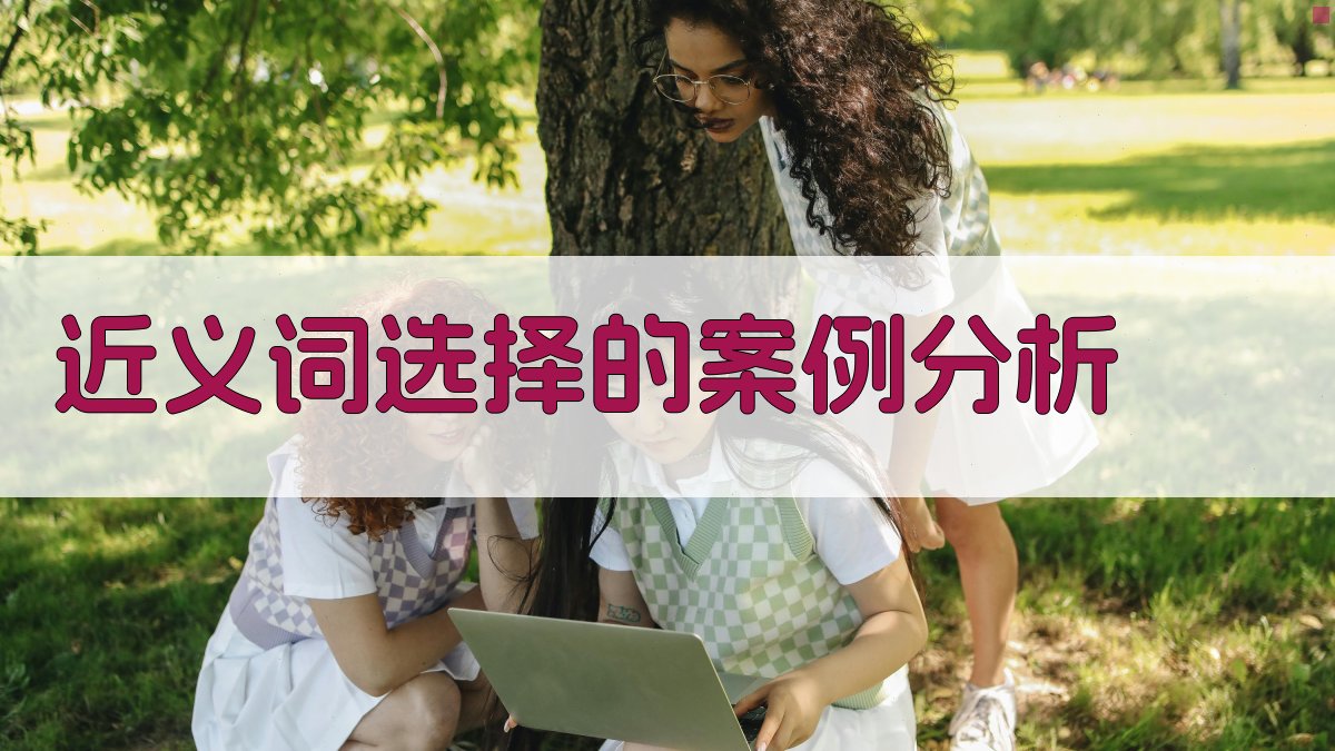 近义词选择的案例分析 图4